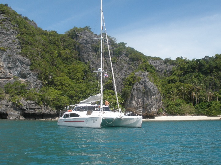 Guests enjoying a private yacht charter add-on