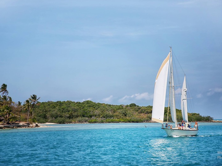 Guests enjoying a private yacht charter add-on
